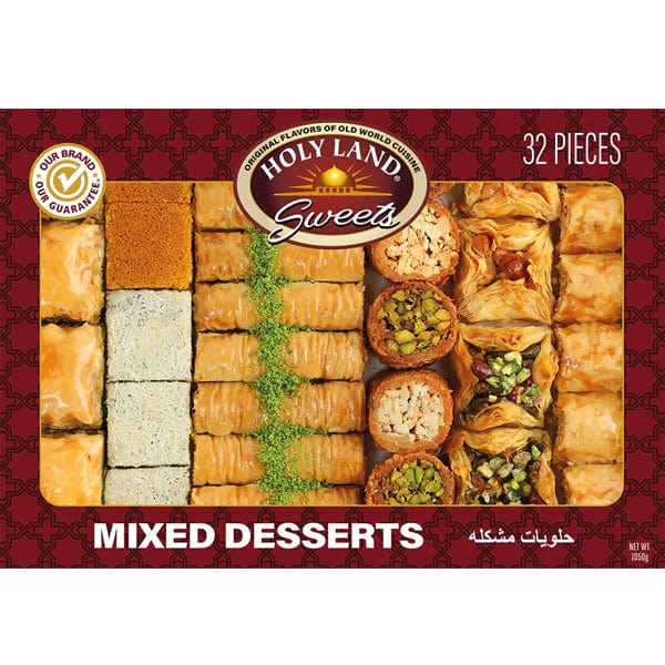 Holy Land Mixed Desserts | 32 pieces 1050g