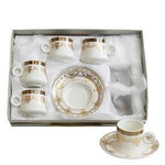 Golden Star Coffee Cups Set Of 6