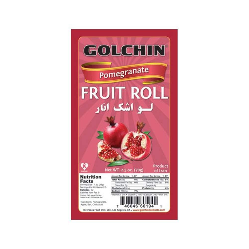 GOLCHIN ANNAR FRUIT ROLLS (POMEGRANATE)