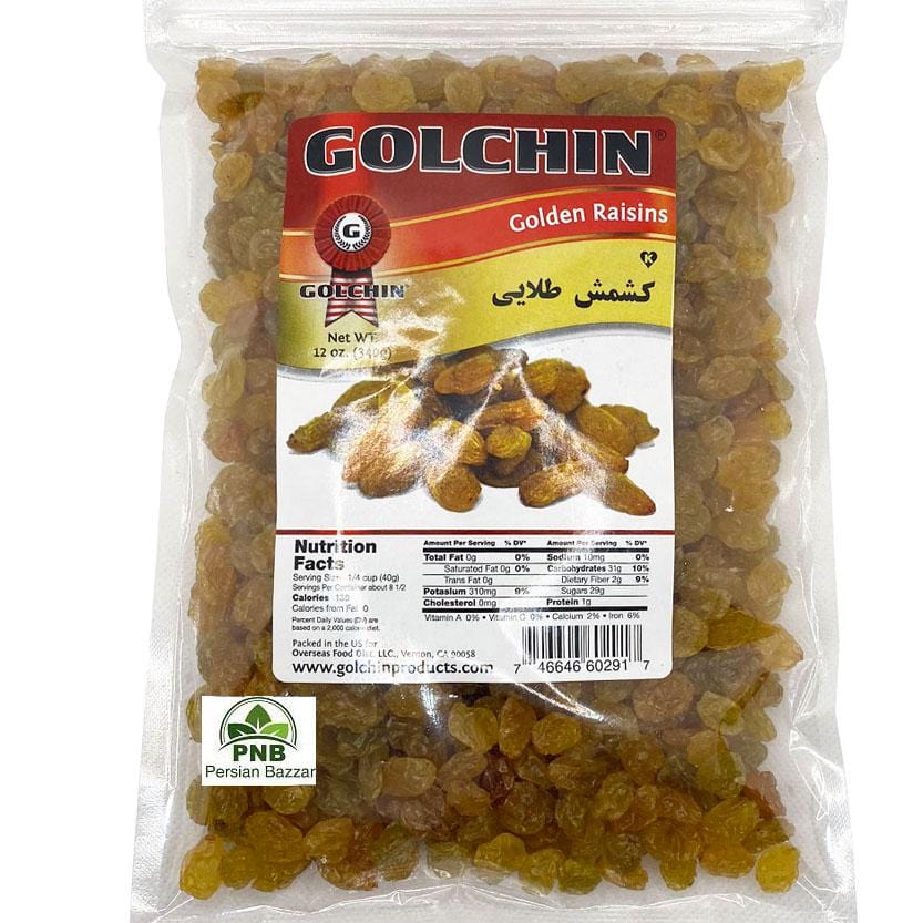 Golchin Golden Raisin, 12 oz