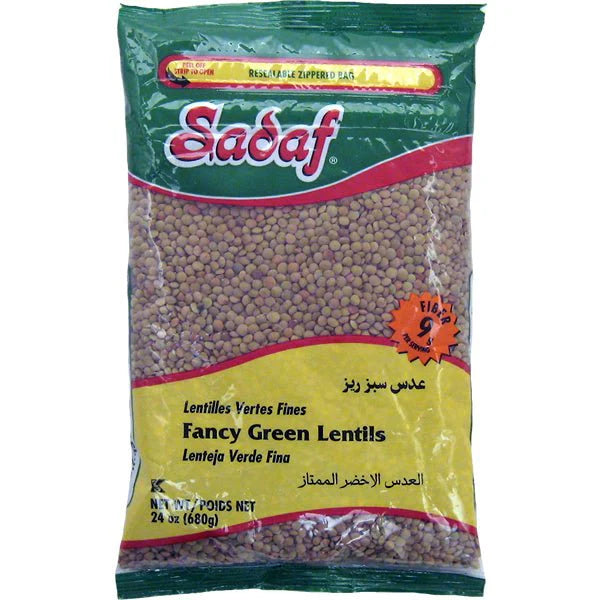 Sadaf Fancy Green Lentils, Adas