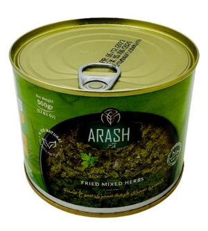 Arash Fried Mixed Herbs for ghormeh Sabzi, 17.63 oz (500 gr)