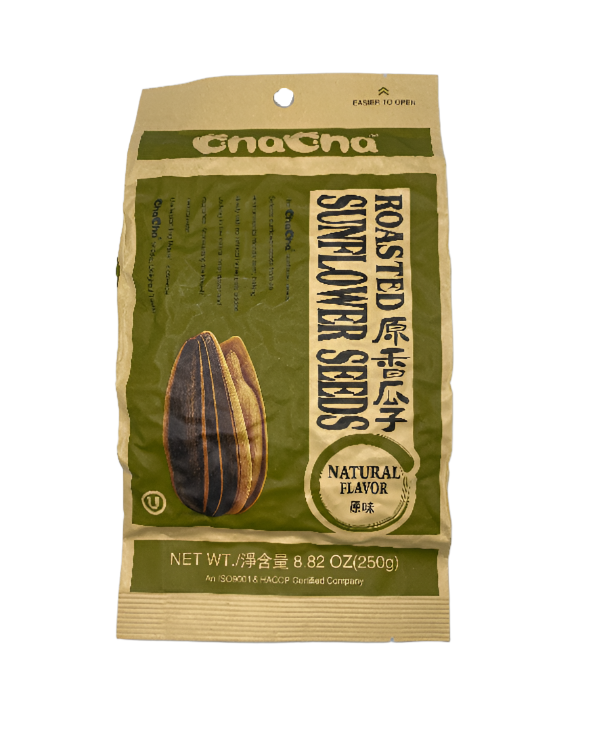 ChaCha Roasted Sunflower Seeds, Natural Flavor