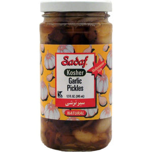 Sadaf Garlic Pickles Kosher, Torshi Sir, Turshi Sir