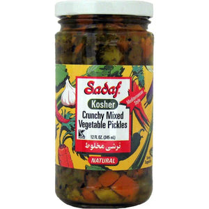 Sadaf Kosher Crunchy Mixed Vegetable Pickles