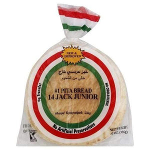 Global Bakeries  Fresh Pita Bread, No. 1, 14 Jack, Nan Pita