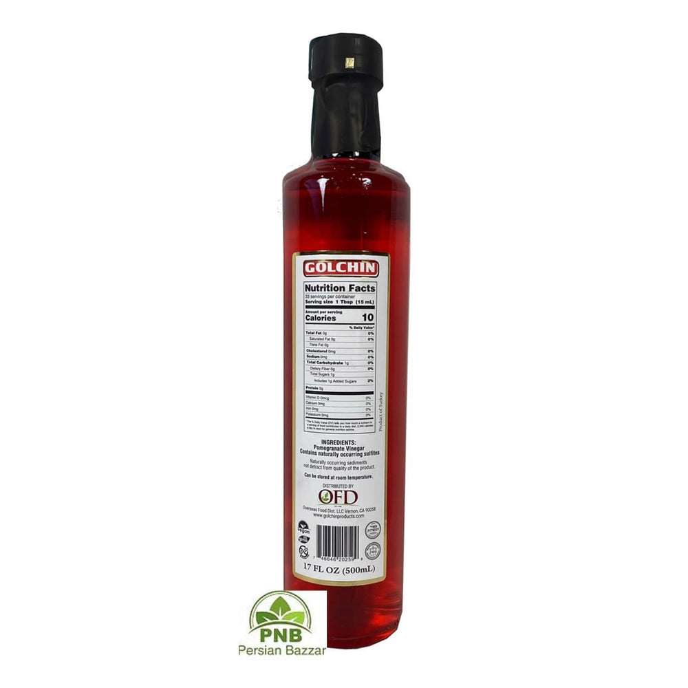 Golchin Pomegranate Vinegar, 17 Fl oz