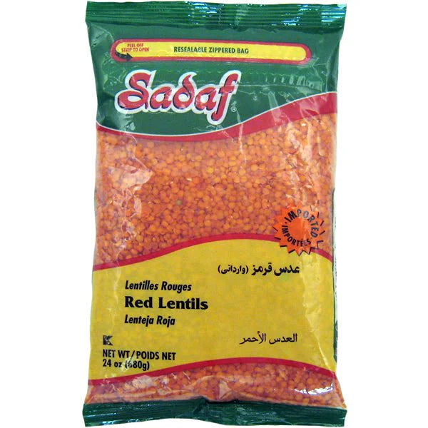 Sadaf Red Lentils, Adas