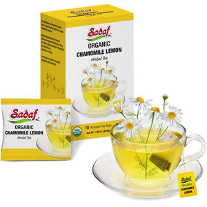 Sadaf Organic Chamomile Lemon Tea, Chai Baboone, baboneh