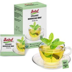 Sadaf Organic Moroccan Mint Tea, Chai