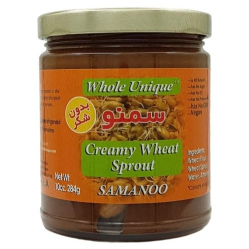 Whole Unique Fresh Creamy Wheat Sprout, samanoo, samano, samanu