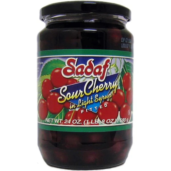 Sadaf Pitted Sour Cherry in Light Syrup