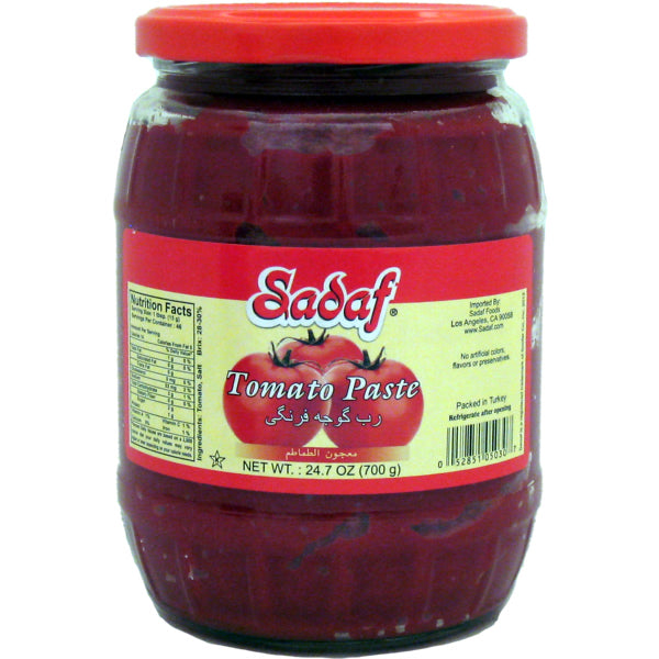 Sadaf Tomato Paste Jar, Robe Goje Farangi