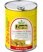 Zarrin Pickled Cucumbers 13-17 + 20% Free