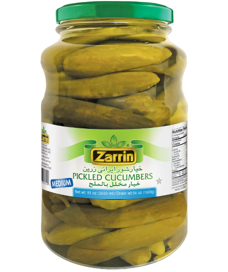 Zarrin Pickled Medium Cucumbers