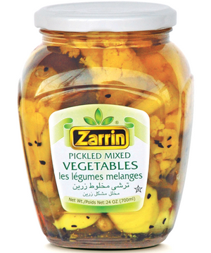 Zarrin Pickled Mixed Vegetables In Glass Jar