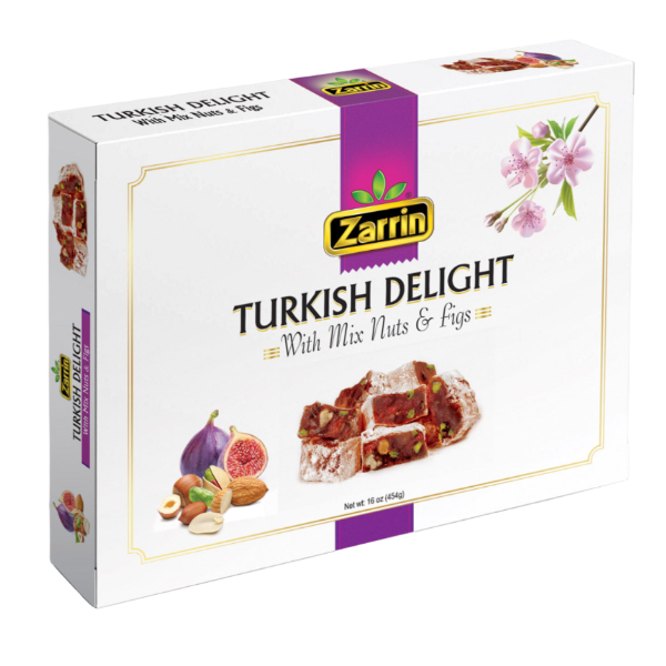 Zarrin Turkish Delight With Mix Nuts & Figs
