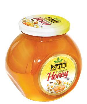 Zarrin Wild Flower Honey In Glass Jar, 23 oz