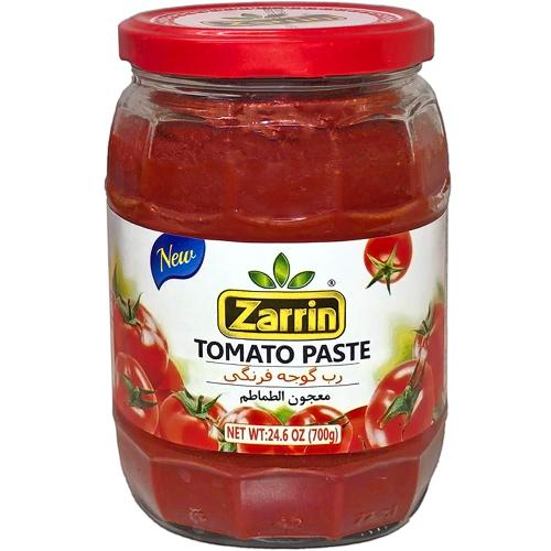 Zarrin Tomato Paste In Glass Jar, 24 oz